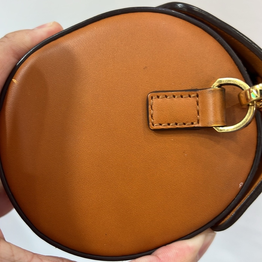 MCM Tan Leather Crossbody Bag - Picture 4 of 7